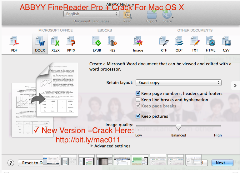 ABBYY FineReader 16.0.14.7295 for mac download free