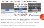 PopClip 1.5.5 Crack Serial Number For Mac OS X Free Download