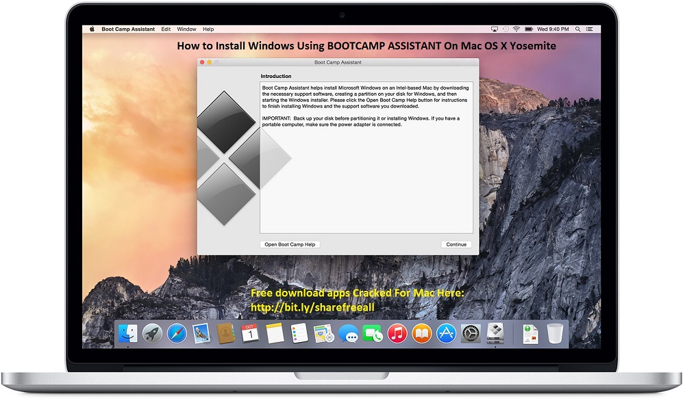 How to Install Windows 7,8,8.1,10 on Mac OS X Using Boot Camp Assistant