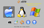 rEFIt 0.1.4 For Mac OS X - choose a startup disk Bootcamp or Mac